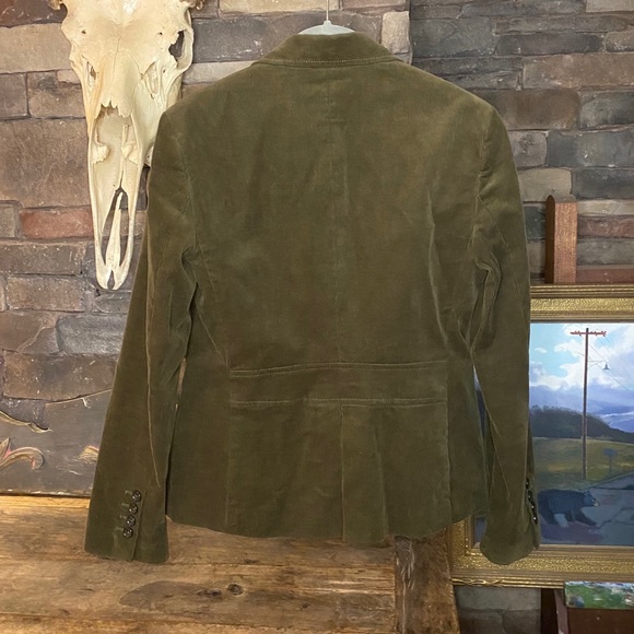 Olive Green Talbots Fitted Blazer - Picture 2 of 6